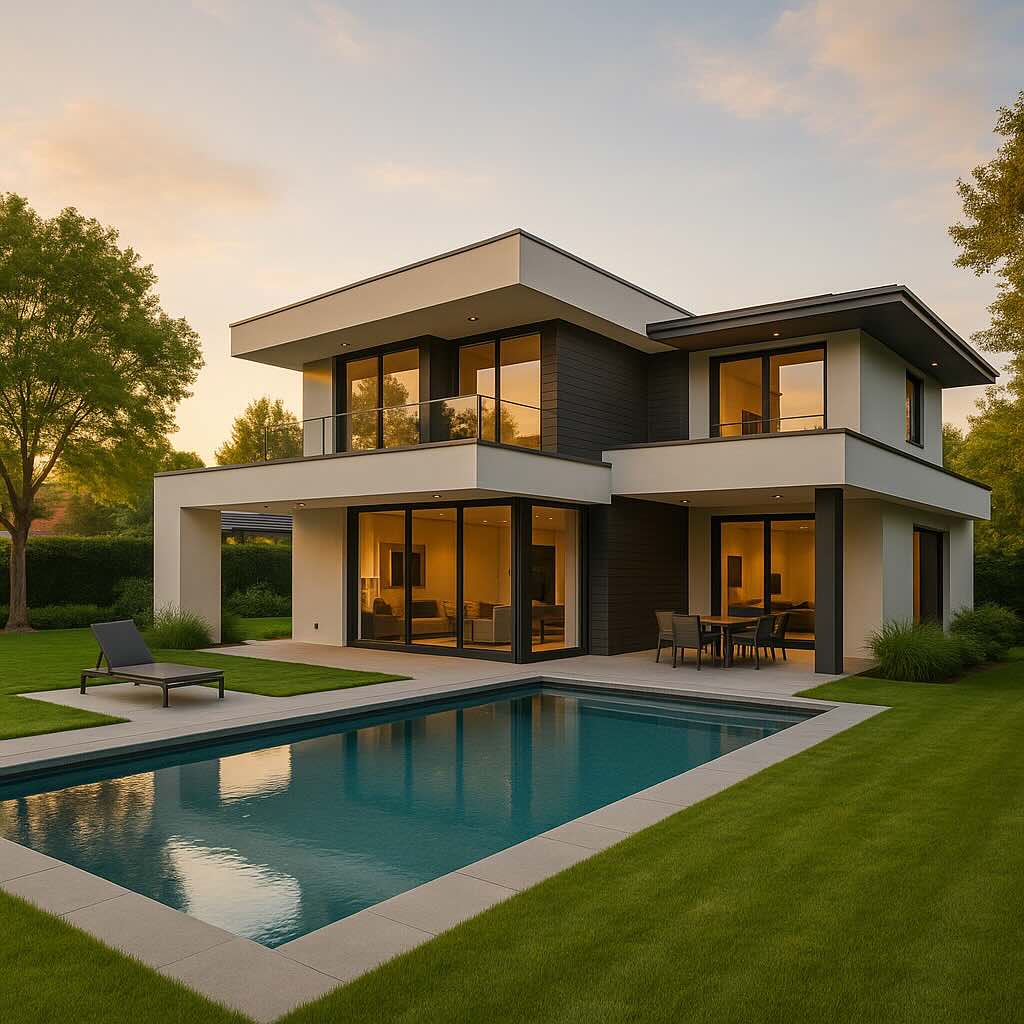 Contemporary Poolside Residence